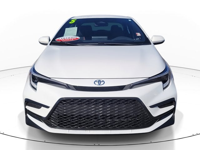 Certified 2025 Toyota Corolla SE with VIN 5YFS4MCE3SP229535 for sale in Northfield, Minnesota