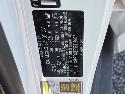 2025 Kia K4 LXS