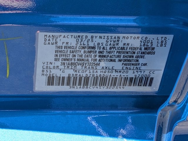 2025 Nissan Sentra SV