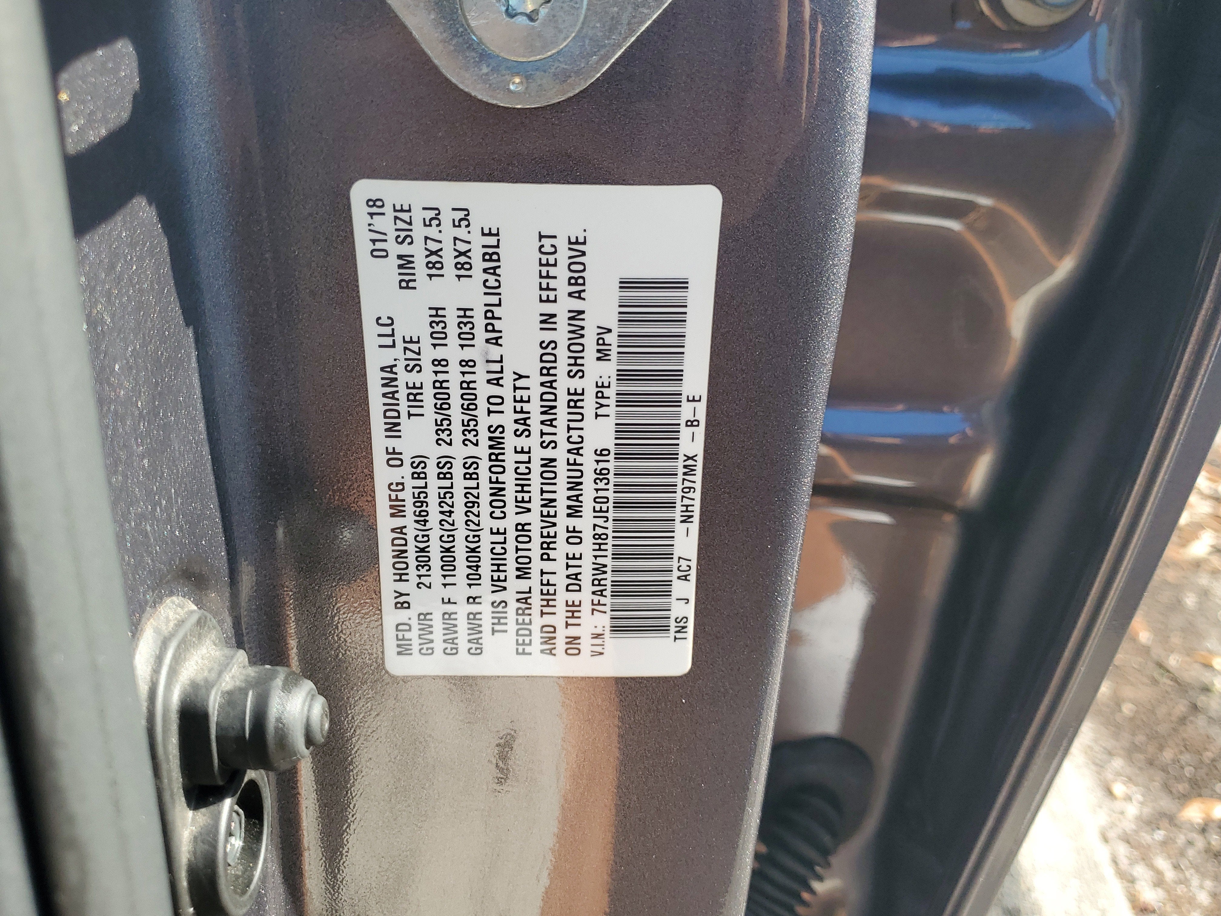 2018 Honda CR-V EX-L