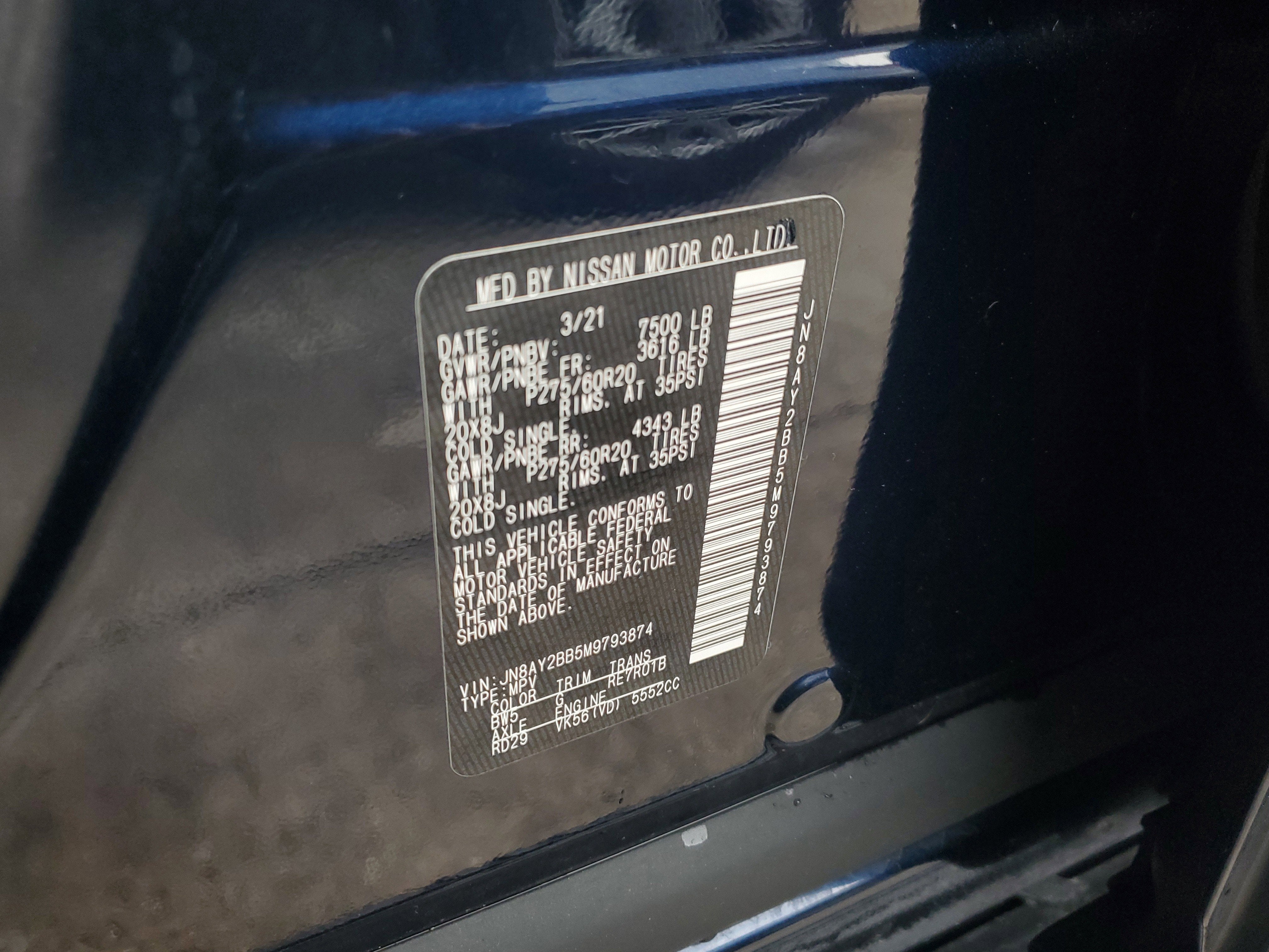 2021 Nissan Armada SL