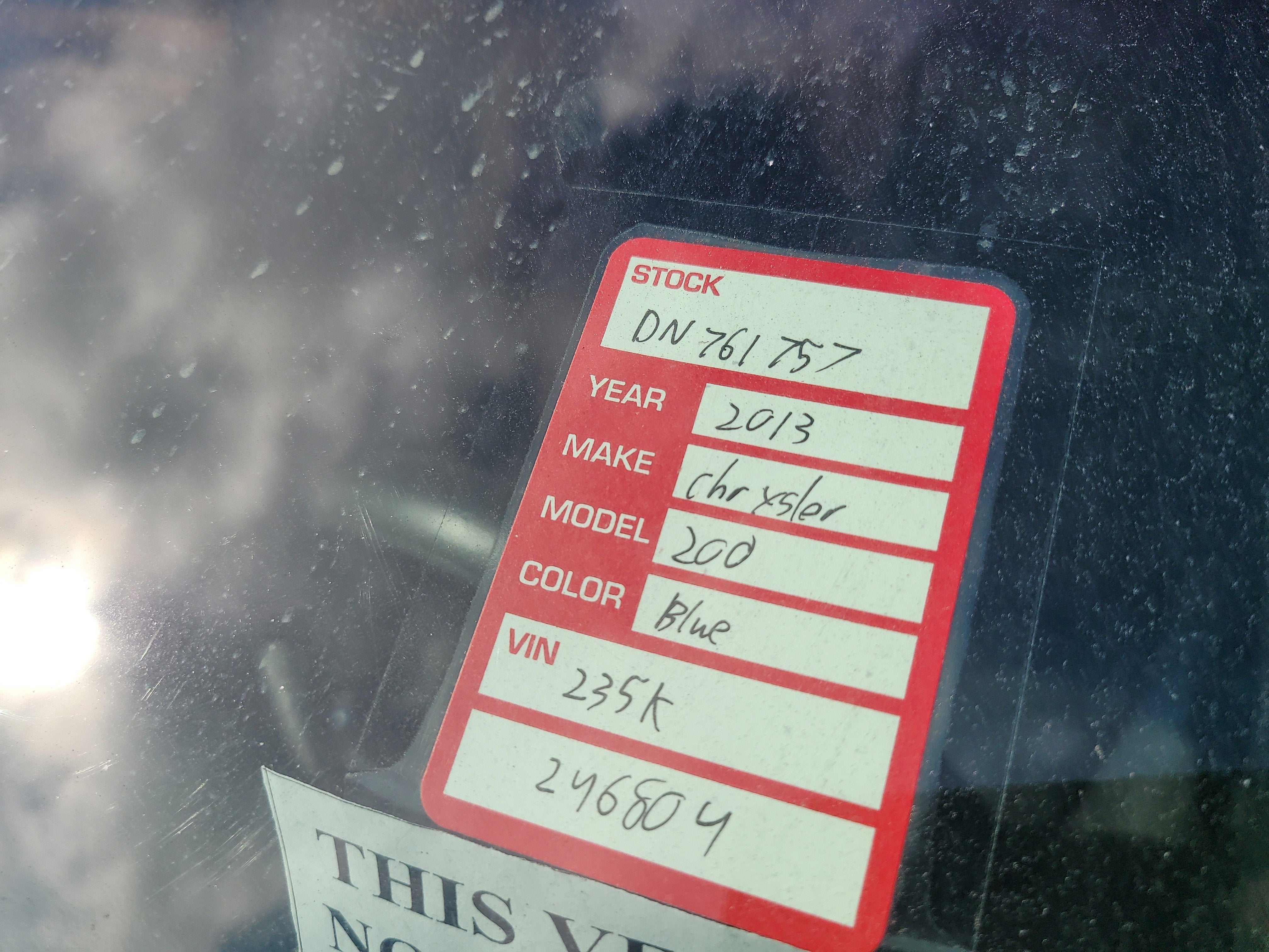 2013 Chrysler 200 LX