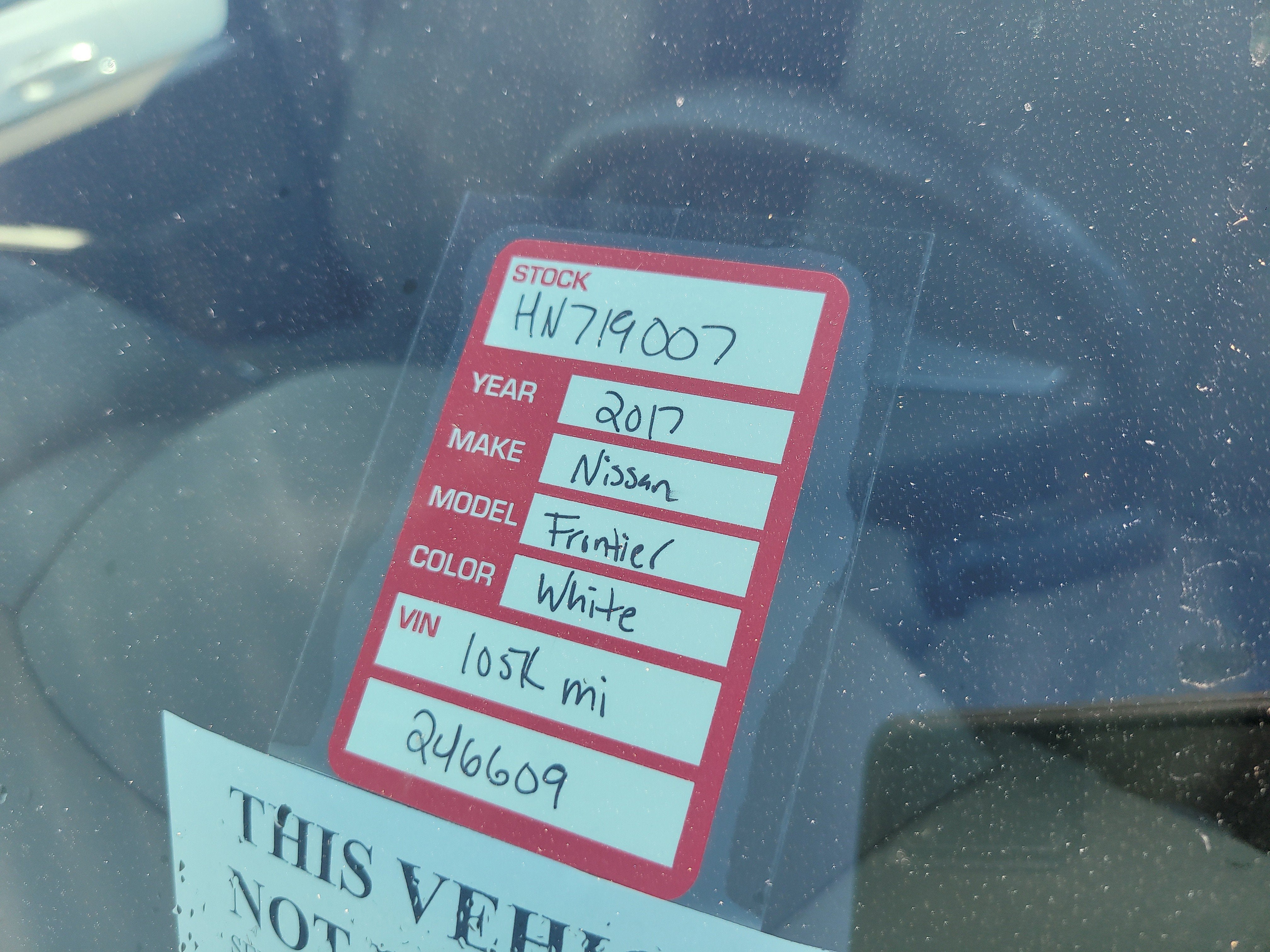 2017 Nissan Frontier SV V6