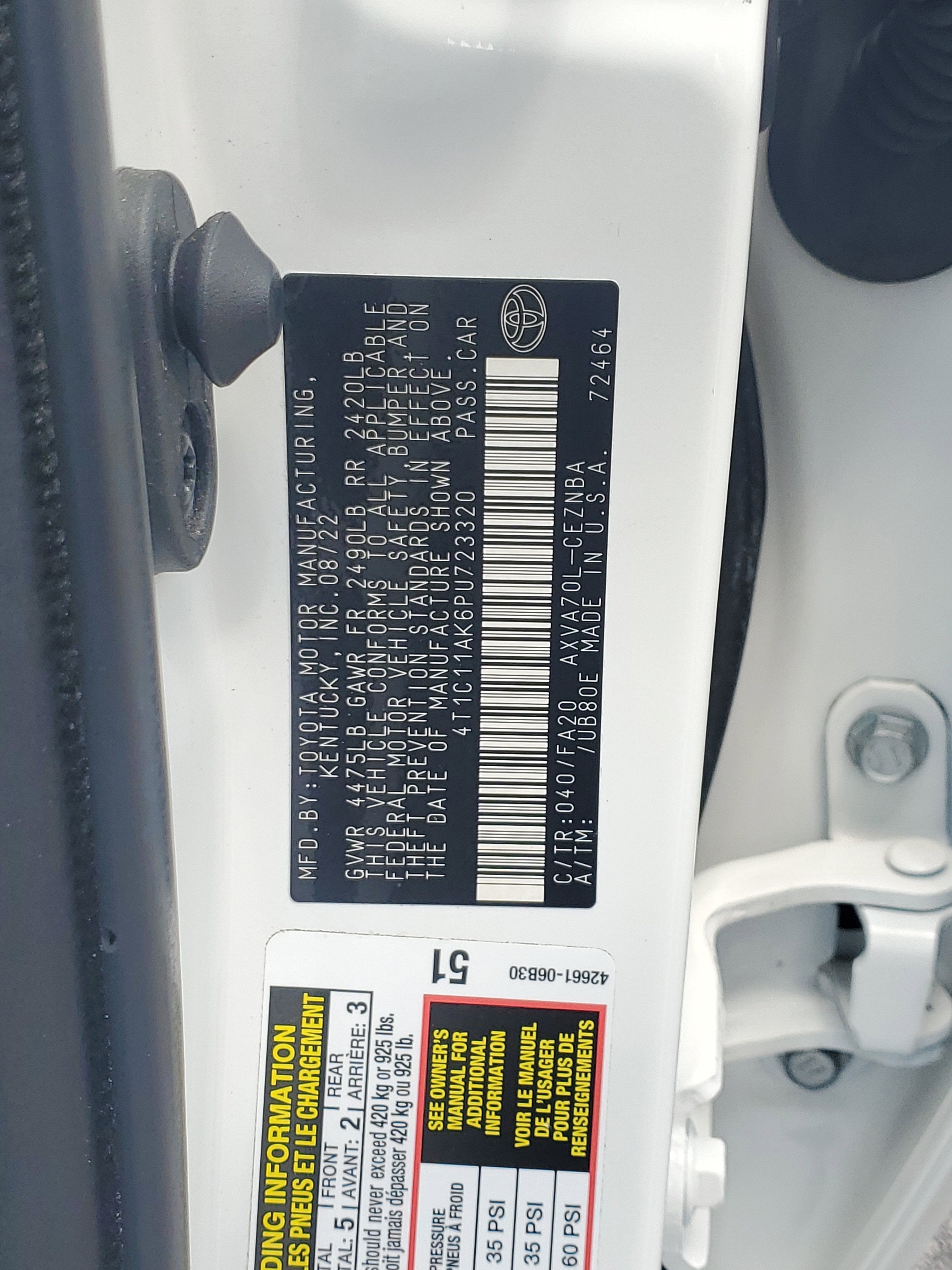 2023 Toyota Camry LE