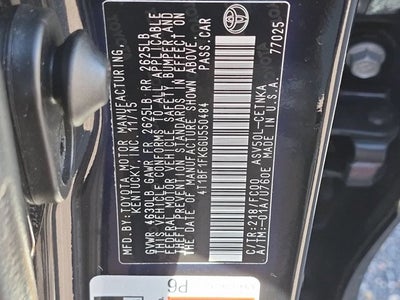 2016 Toyota Camry LE